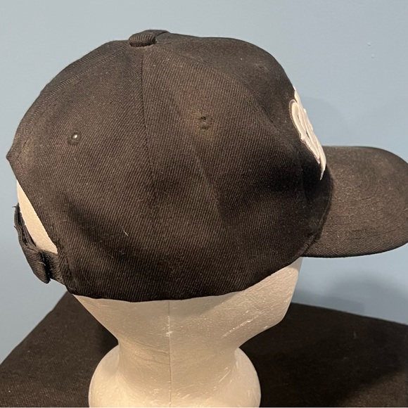 Vintage Chicago White Sox MLB Baseball Script Hat Adjustable Black Cap - Picture 7 of 9